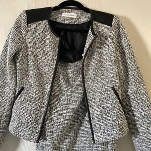 Calvin Klein Blazer + Skirt Set